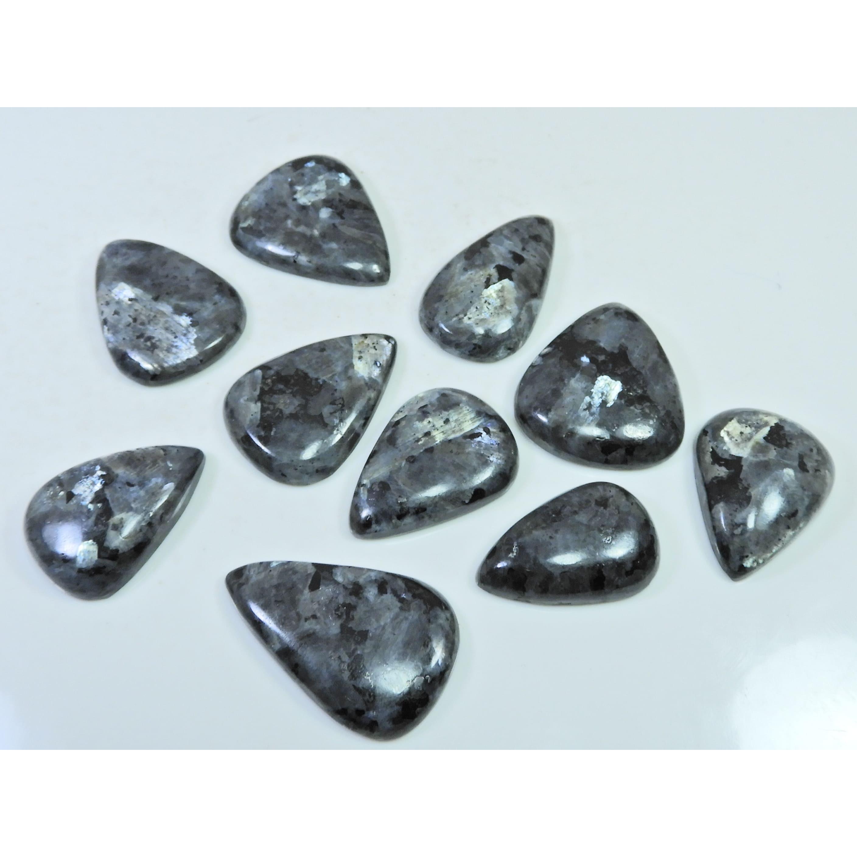 341Cts. Natural Larvikite Pear Shape Cabochon Loose Gemstone 10Pcs Lot C-1931
341Cts. Natural Larvikite Pear Shape Cabochon Loose Gemstone 10Pcs Lot C-1931