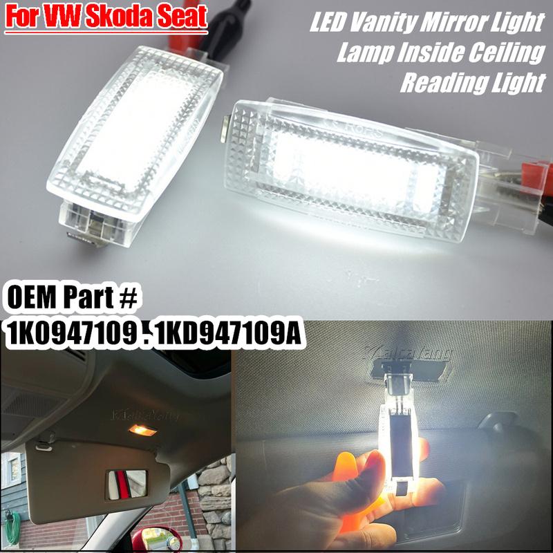 For VW Golf 4 5 6 7 Passat CC B5 B6 B7 Polo Tiguan Scirocco Jetta Touran LED Interior Sun Visor Vanity Mirror Lamp Reading Light
For VW Golf 4 5 6 7 Passat CC B5 B6 B7 Polo Tiguan Scirocco Jetta Touran LED Interior Sun Visor Vanity Mirror Lamp Reading Light