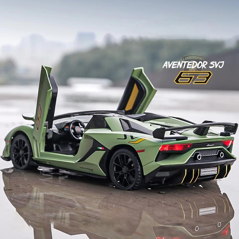 1:24 Lamborghini Aventador SVJ63 модель автомобиля из сплава, игрушечный автомобиль, литье под давлением, звук и свет, автомобильные игрушки для детей, автомобиль
1:24 Lamborghini Aventador SVJ63 модель автомобиля из сплава, игрушечный автомобиль, литье под давлением, звук и свет, автомобильные игрушки для детей, автомобиль