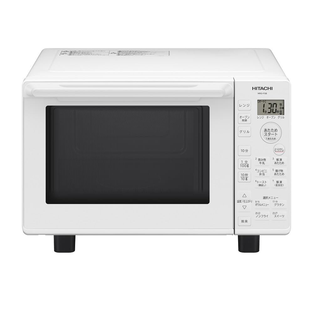 Микроволновая печь Hitachi 18 л W Белый плоский внутренний датчик температуры духовки MRO-F5B 250℃ 1-уровневый белый
Микроволновая печь Hitachi 18 л W Белый плоский внутренний датчик температуры духовки MRO-F5B 250℃ 1-уровневый белый