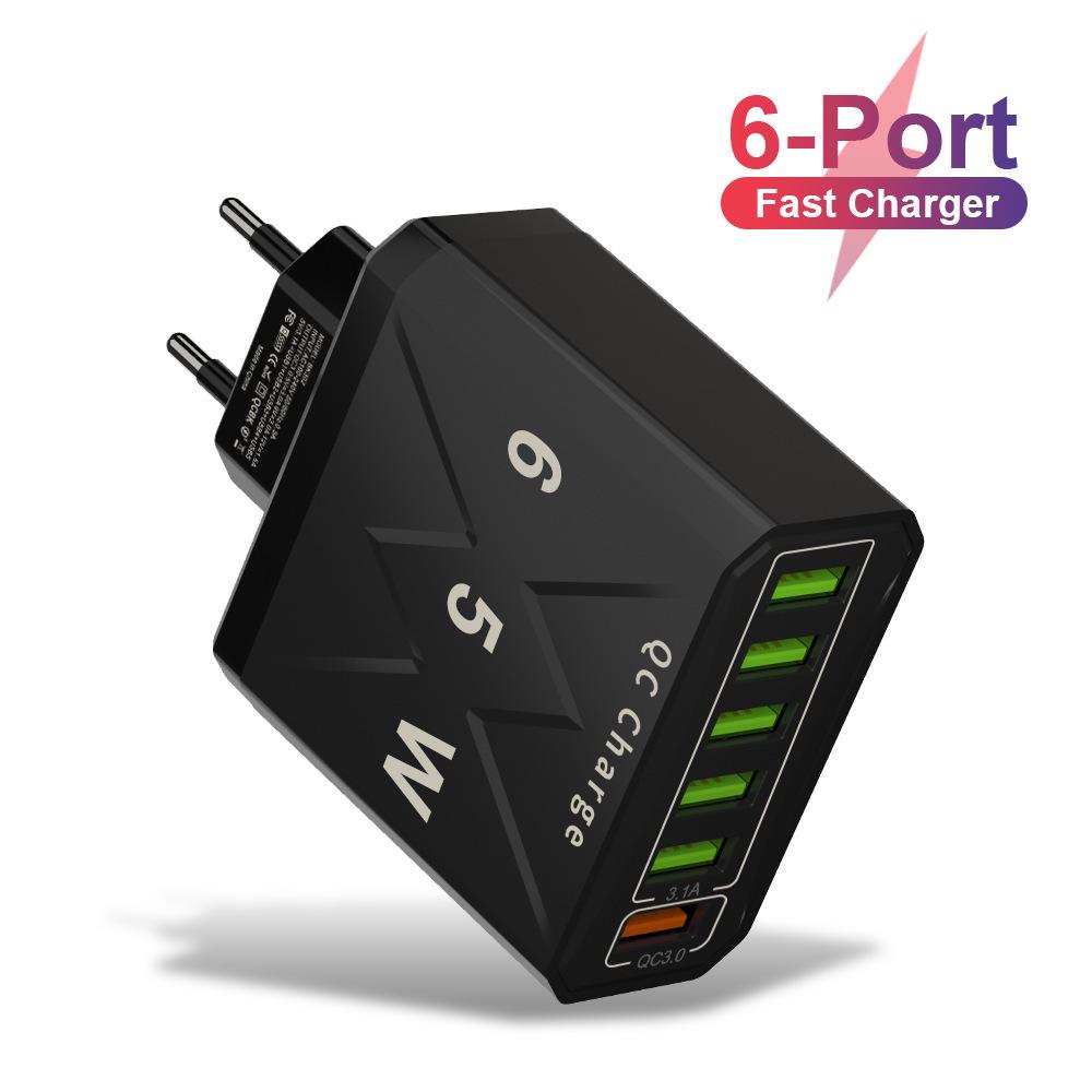 65W PD/QC3.0 Fast Charger for Phones & Tablets - European Standard
65W PD/QC3.0 Fast Charger for Phones & Tablets - European Standard