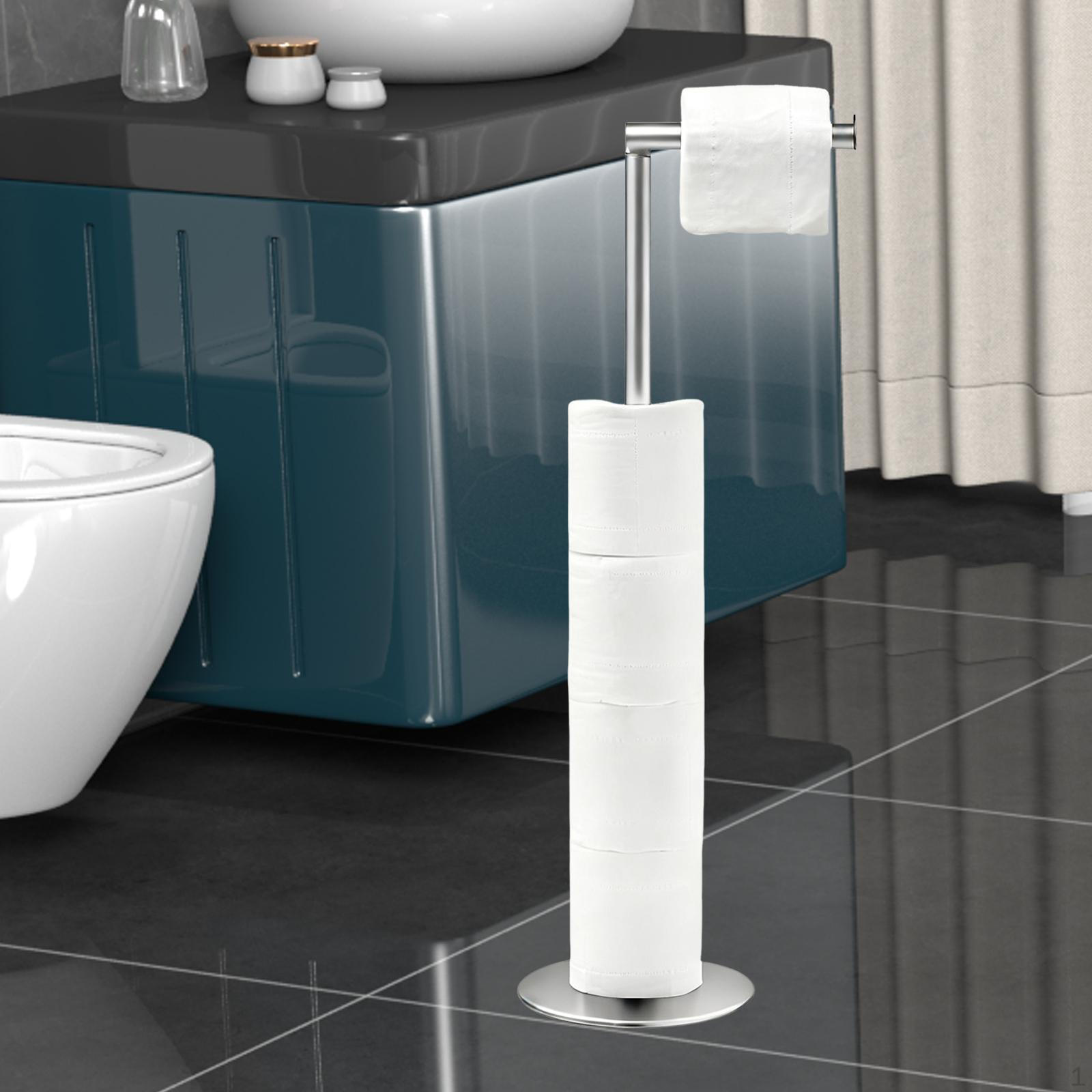 Bathroom Toilet Tissue Paper Roll Storage Standing Holder Farmhouse Kitchen Argent
Bathroom Toilet Tissue Paper Roll Storage Standing Holder Farmhouse Kitchen Argent