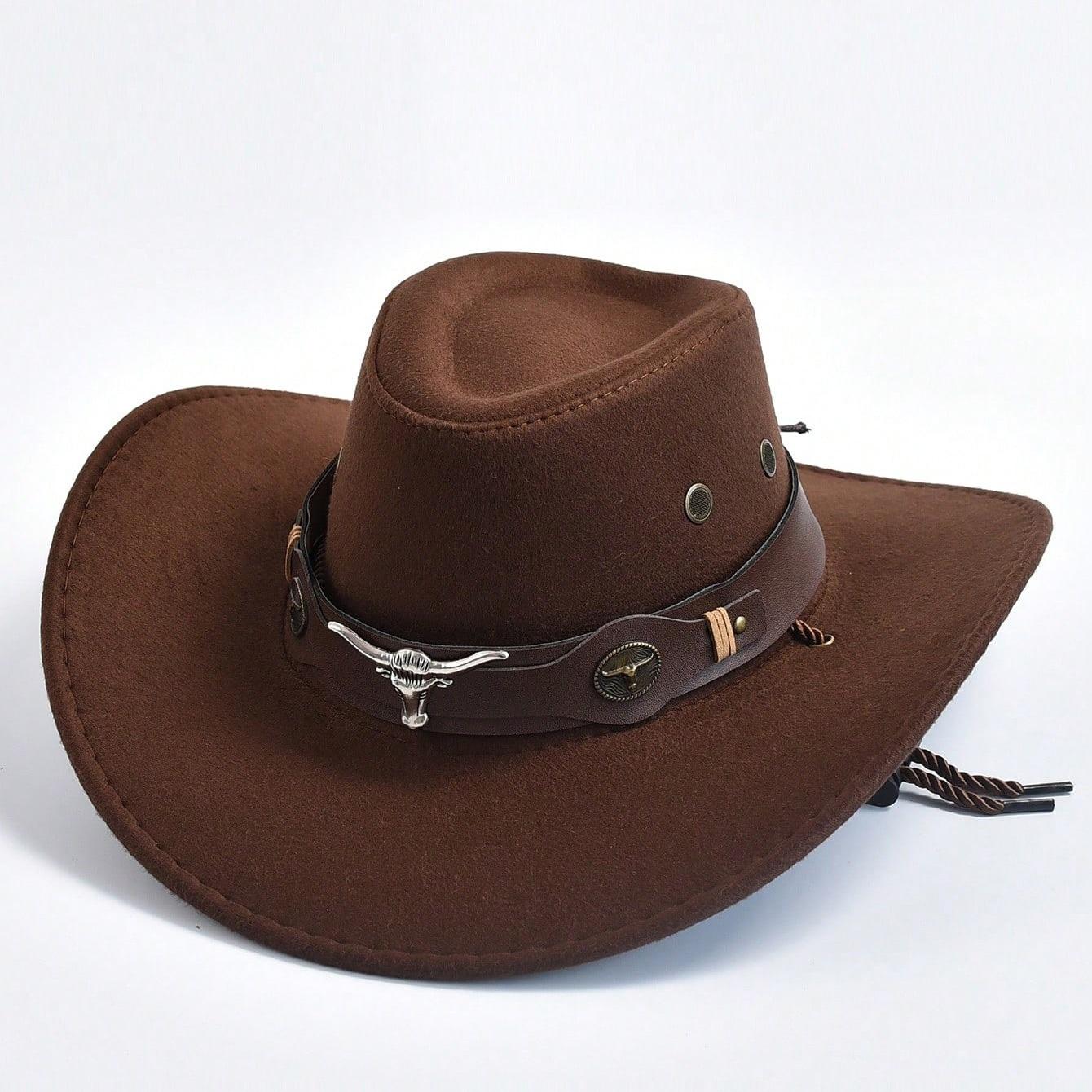 Ox Head Belt Hat Retro Suede Cowgirl Hat Rivet Fedora Hat Comfortable Wide Brim Sun Cap For Western Themed Parties Cowboy Shows кофейный
Ox Head Belt Hat Retro Suede Cowgirl Hat Rivet Fedora Hat Comfortable Wide Brim Sun Cap For Western Themed Parties Cowboy Shows кофейный