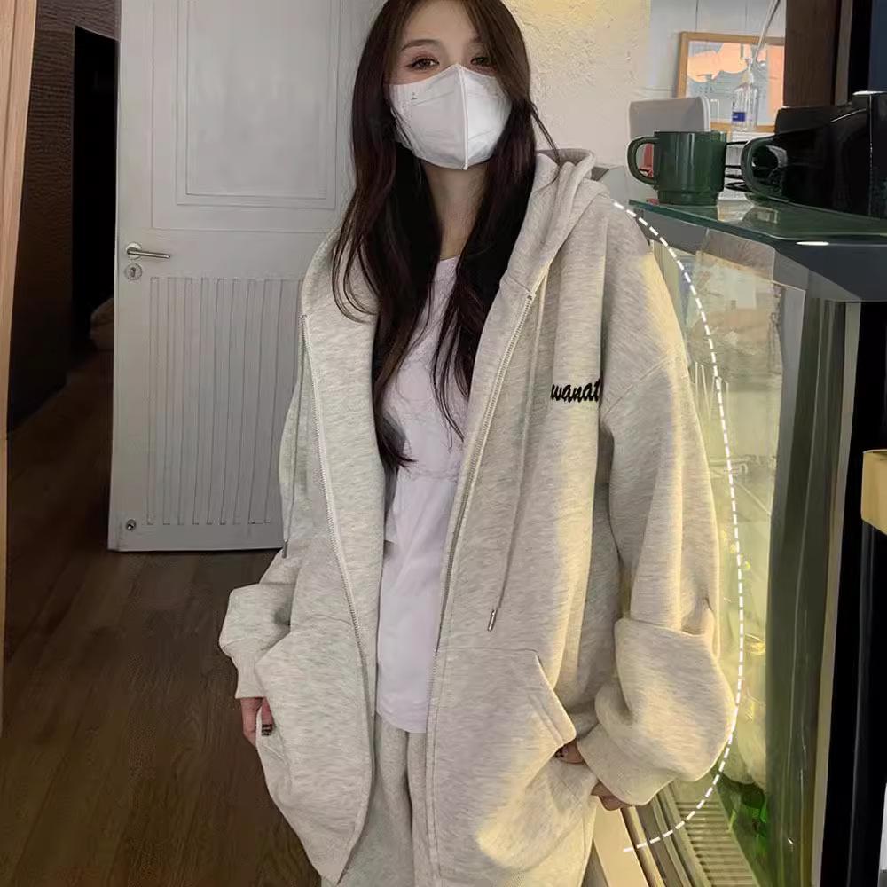 Versatile Korean Style Women s Hooded Sweatshirt - Autumn/Winter Simple Lazy Pullover Extra Large
Versatile Korean Style Women s Hooded Sweatshirt - Autumn/Winter Simple Lazy Pullover Extra Large
