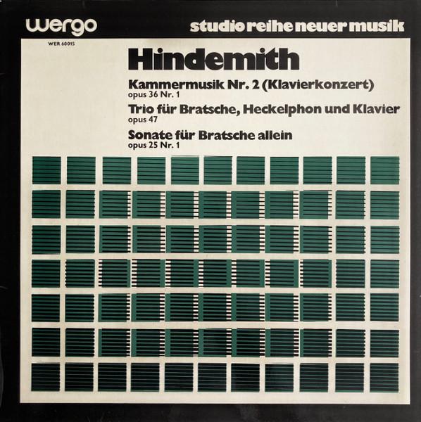 LP Record PAUL HINDEMITH - Kammermusik Nr 2 (Klavierkonzert) WER60015 WERGO Germany Classical Used
LP Record PAUL HINDEMITH - Kammermusik Nr 2 (Klavierkonzert) WER60015 WERGO Germany Classical Used