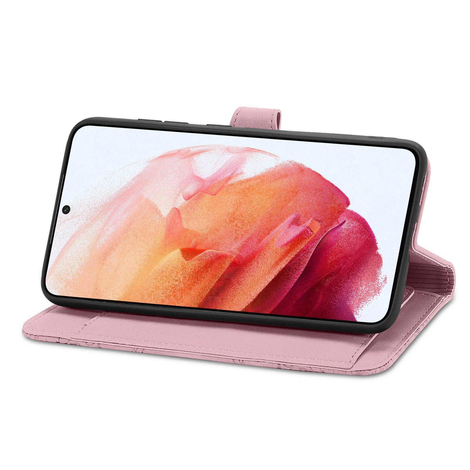 For Samsung Galaxy S21 5G/S21 4G Zipper Wallet Case with Strap Flower Imprint PU Leather Phone Cover Pink
For Samsung Galaxy S21 5G/S21 4G Zipper Wallet Case with Strap Flower Imprint PU Leather Phone Cover Pink