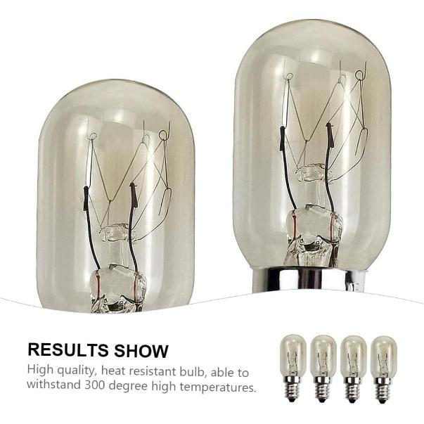 Angoily 4pcs American Standard E12s Small Screw Bulb Bulbs Salt Rock Lamp Bulb LED Bulbs High Temp Bulb Appliance for Microwave 2700k Oven Bulb
Angoily 4pcs American Standard E12s Small Screw Bulb Bulbs Salt Rock Lamp Bulb LED Bulbs High Temp Bulb Appliance for Microwave 2700k Oven Bulb