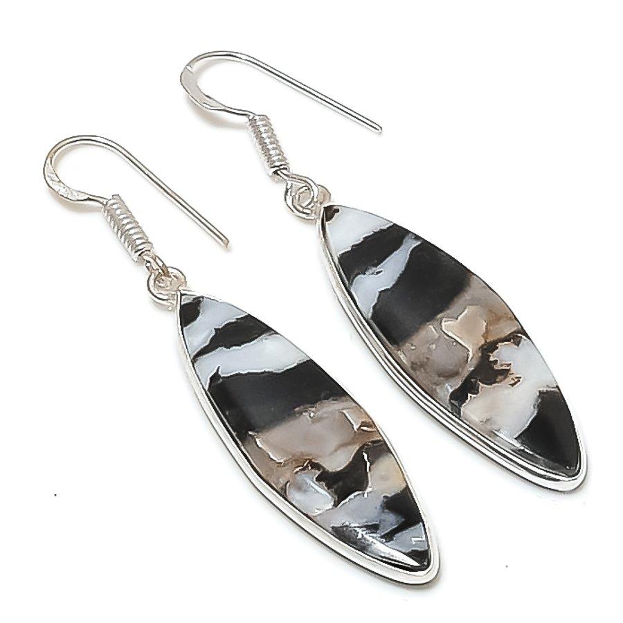 Natural Buffalo Jasper Gemstone Handmade 925 Sterling Silver Earring 2.13 AE-11578
Natural Buffalo Jasper Gemstone Handmade 925 Sterling Silver Earring 2.13 AE-11578