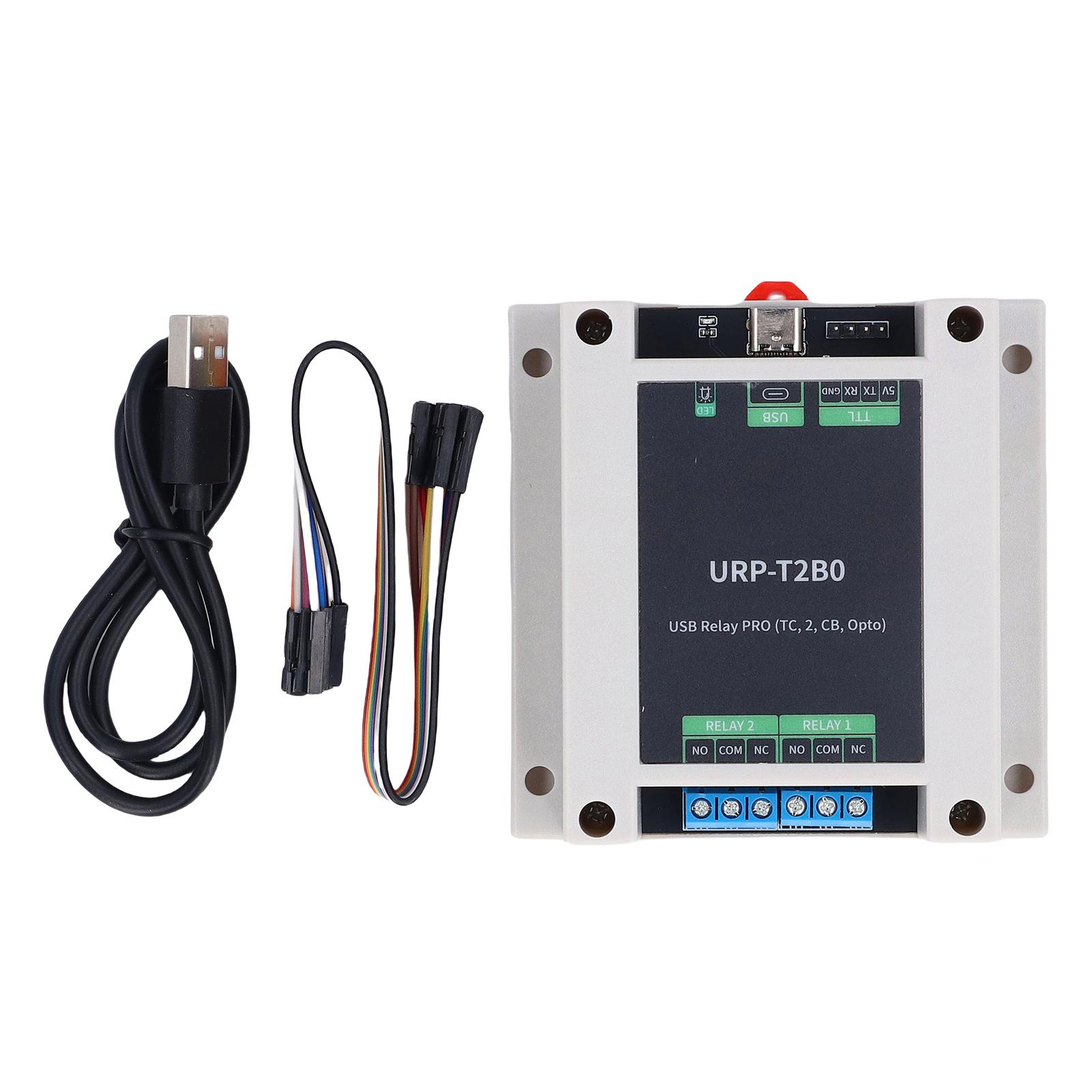 USB Relay Industrial Grade Optocoupler Isolation 2 Channel Computer Control Switch Relay Module for
USB Relay Industrial Grade Optocoupler Isolation 2 Channel Computer Control Switch Relay Module for