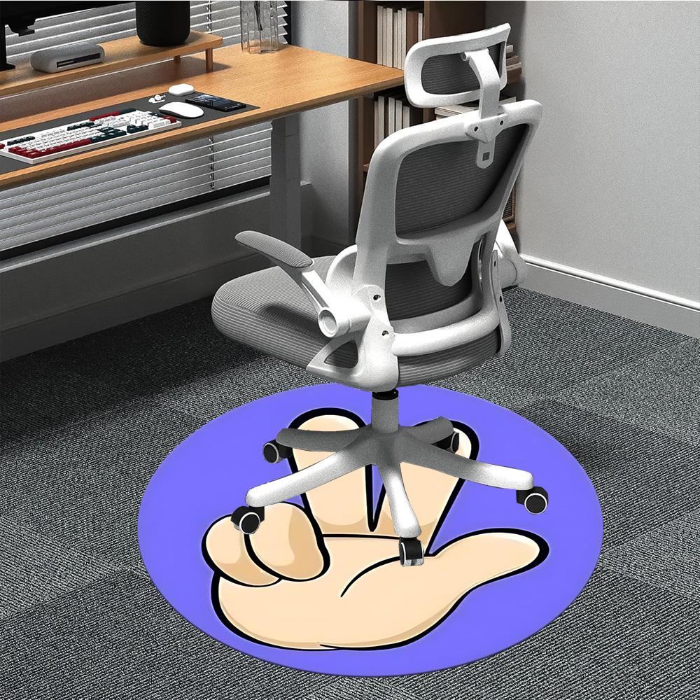1pc Hand Gesture Chair Carpet for Office Non-Slip Mat for Office - Decorative Floor Mat yy251030259 80cm by 80cm
1pc Hand Gesture Chair Carpet for Office Non-Slip Mat for Office - Decorative Floor Mat yy251030259 80cm by 80cm
