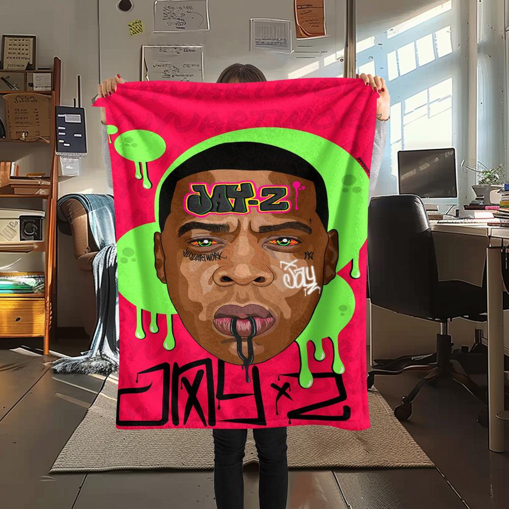1PC Top Rap Print FlAannel Blanket, High quality Comfortable for All Seasons, Home Decor, Warmth and Comfort 80cm x 120cm
1PC Top Rap Print FlAannel Blanket, High quality Comfortable for All Seasons, Home Decor, Warmth and Comfort 80cm x 120cm