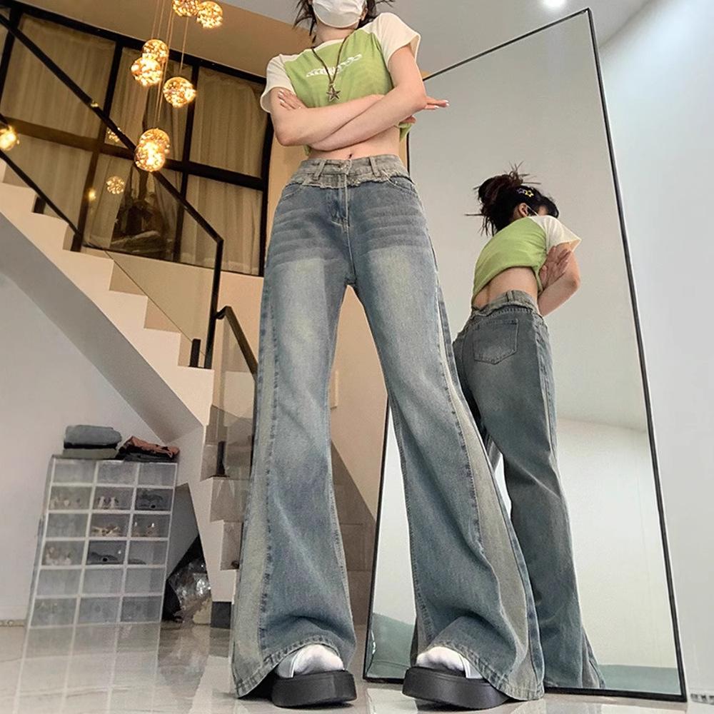 Spicy Girl American Retro Women s 2025 High Waist Patchwork Flared Jeans for Spring/Autumn 4XL
Spicy Girl American Retro Women s 2025 High Waist Patchwork Flared Jeans for Spring/Autumn 4XL
