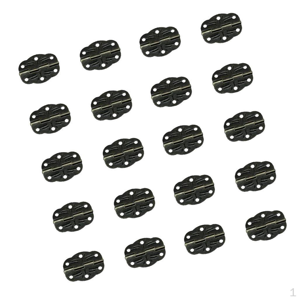 20 Pieces Iron Printing Door Hinges Internal Gate Cabinet Fixed Tool Bronze with 120 Screws
20 Pieces Iron Printing Door Hinges Internal Gate Cabinet Fixed Tool Bronze with 120 Screws