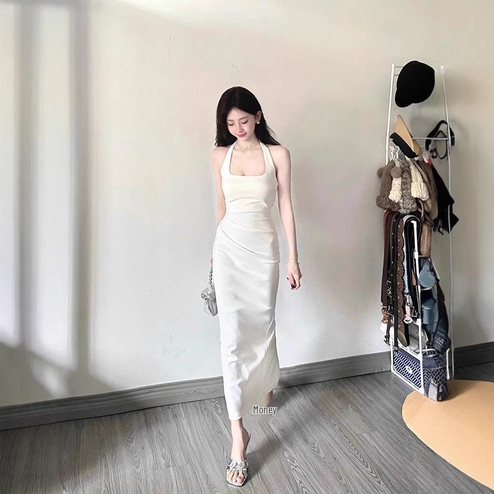 Elegant White Square Neck Sleeveless Dress - Slimming, Figure-Flattering, French Style S Premium
Elegant White Square Neck Sleeveless Dress - Slimming, Figure-Flattering, French Style S Premium