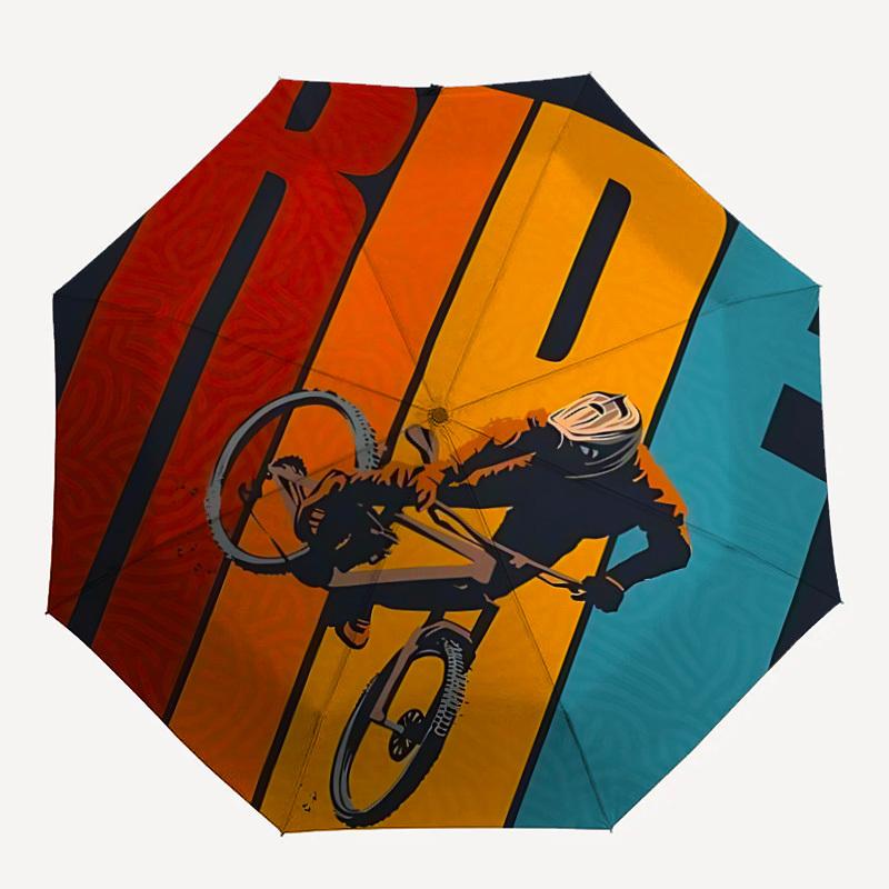 1pc Cyclist, Urban Cycling Automatic Folding Umbrella, 8-Rib Durable Iron Frame, Compact Travel Umbrella for Women & Men 057
1pc Cyclist, Urban Cycling Automatic Folding Umbrella, 8-Rib Durable Iron Frame, Compact Travel Umbrella for Women & Men 057