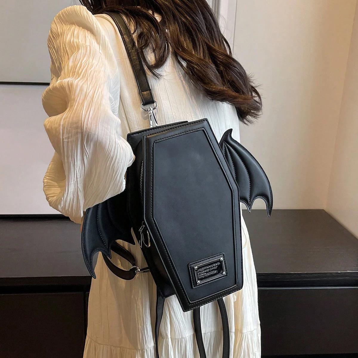 Women Shoulder Bag Fashionable steampunk gothic style backpack, lightweight and portable, stylish and casual (20cm Max Length 30cm)
Women Shoulder Bag Fashionable steampunk gothic style backpack, lightweight and portable, stylish and casual (20cm Max Length 30cm)