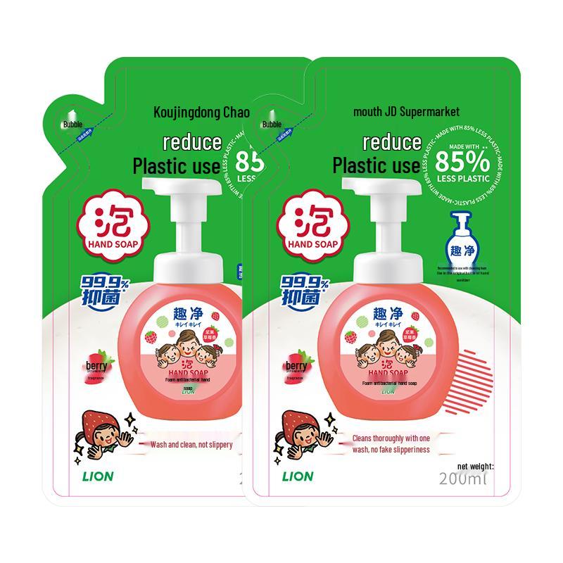 Lion Foaming Antibacterial Hand Soap - Berry Strawberry (2x200ml)
Lion Foaming Antibacterial Hand Soap - Berry Strawberry (2x200ml)