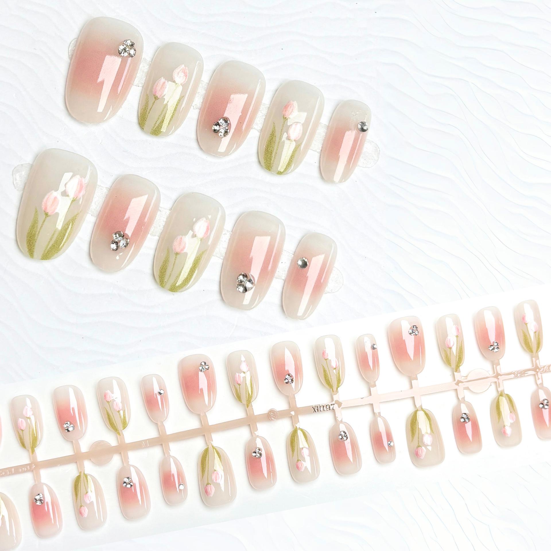 Tulip Summer Blush Floral Wearable Nail Whitening Patches - Gentle & Pure, 30 Pieces
Tulip Summer Blush Floral Wearable Nail Whitening Patches - Gentle & Pure, 30 Pieces