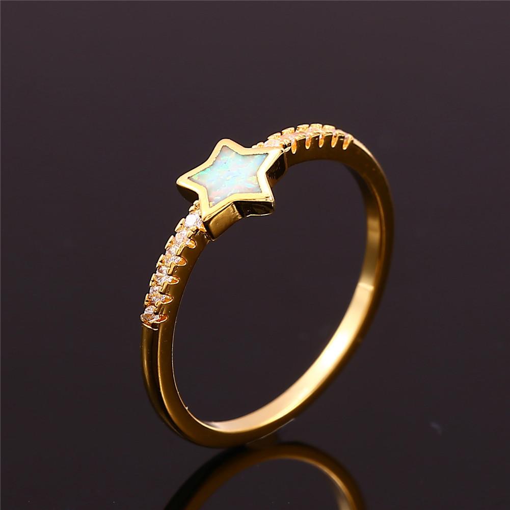 Star Ring Gold Simple Pentagram Ring W6086WW-No. 9
Star Ring Gold Simple Pentagram Ring W6086WW-No. 9