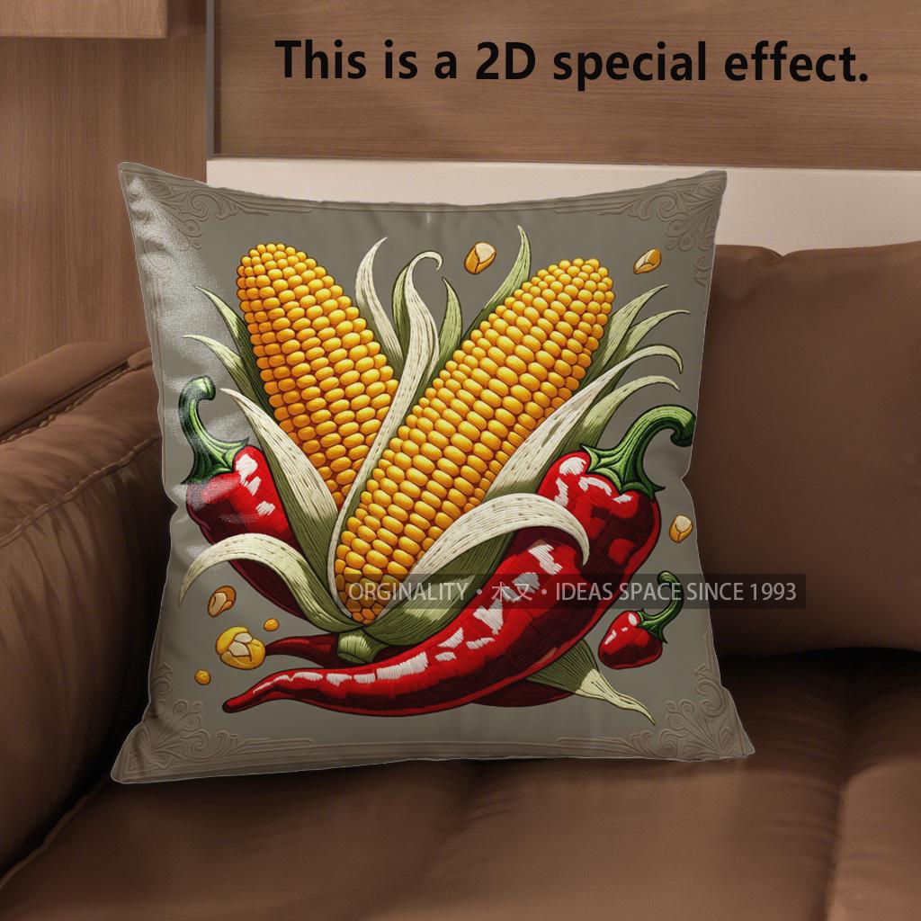 2D Harvest Farm Corn Chili Throw Pillow Covers Pattern Cushion Cover Suitable For Sofa Bedroom Car Pillow Cover 40x40cm
2D Harvest Farm Corn Chili Throw Pillow Covers Pattern Cushion Cover Suitable For Sofa Bedroom Car Pillow Cover 40x40cm