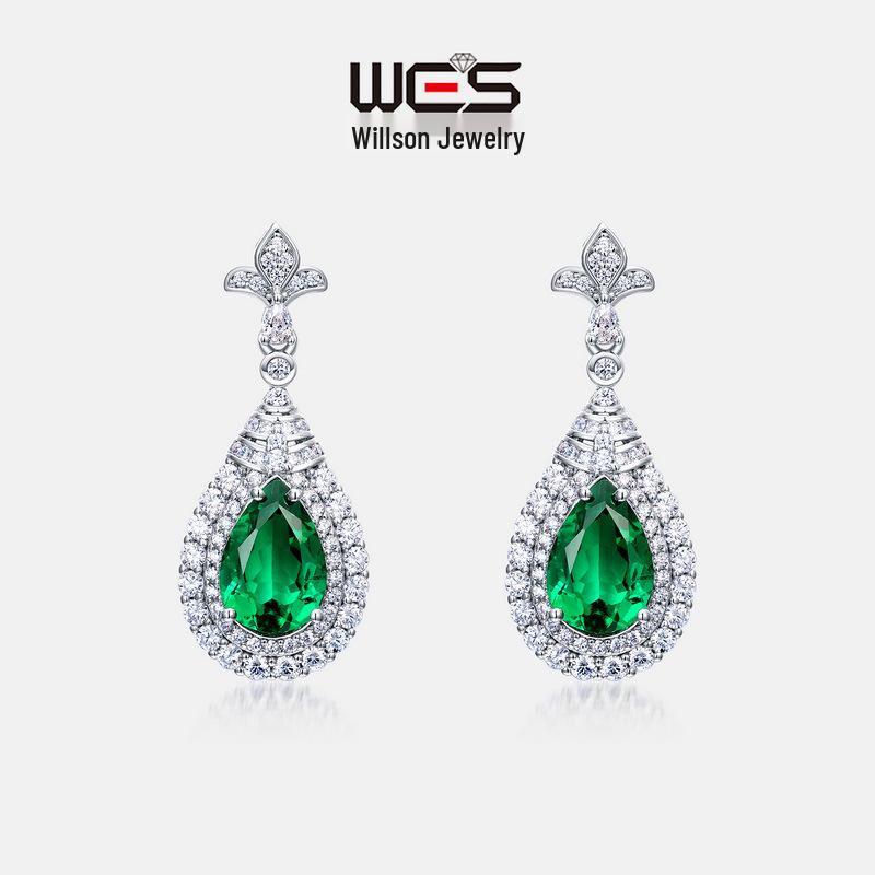 S925 Silver Emerald-Cultured Women s Earrings: Vintage European & American Style, Full Gemstone Inlay. 925 Silver зелёный
S925 Silver Emerald-Cultured Women s Earrings: Vintage European & American Style, Full Gemstone Inlay. 925 Silver зелёный