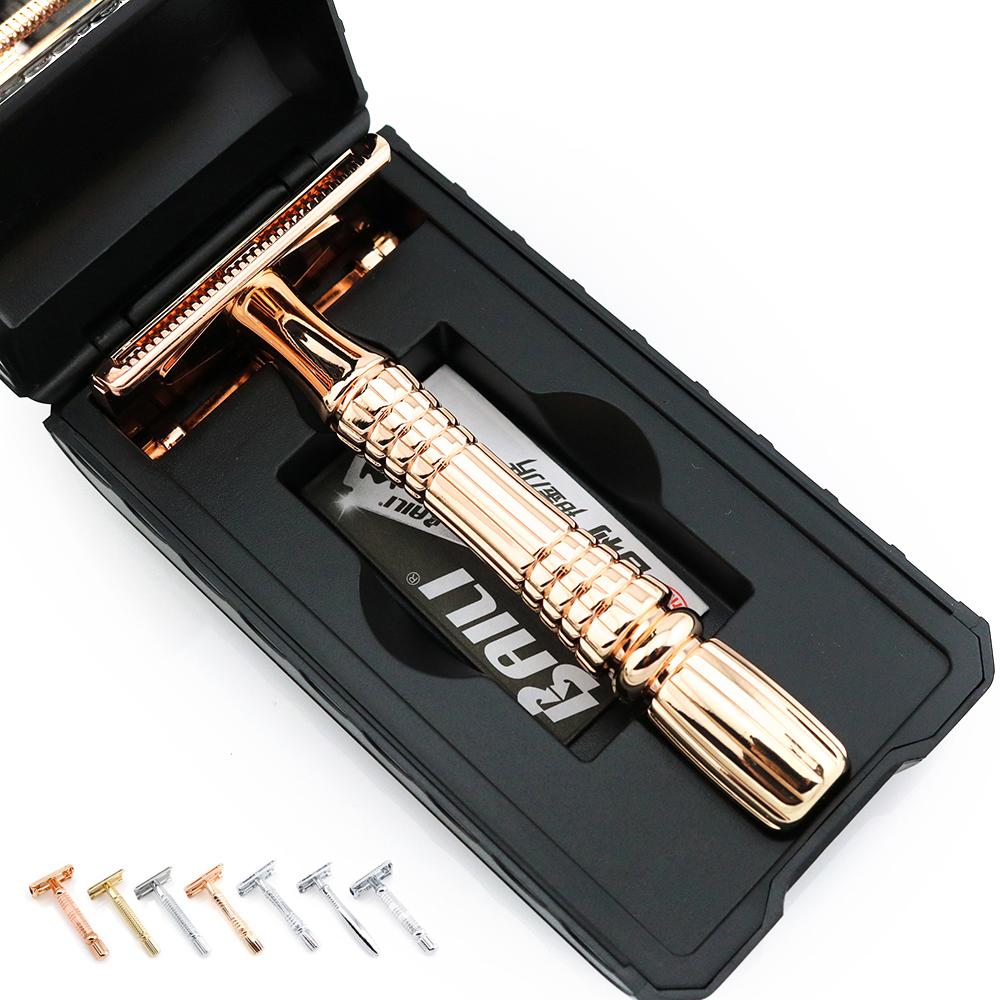 Silvery or Gold Razor for Face Twin Blade Male Safety Razor Zinc Alloy Razor Come with Box 1 SET/LOT NEW
Silvery or Gold Razor for Face Twin Blade Male Safety Razor Zinc Alloy Razor Come with Box 1 SET/LOT NEW