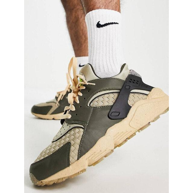 Кроссовки цвета хаки Nike air huarache crater 
Кроссовки цвета хаки Nike air huarache crater