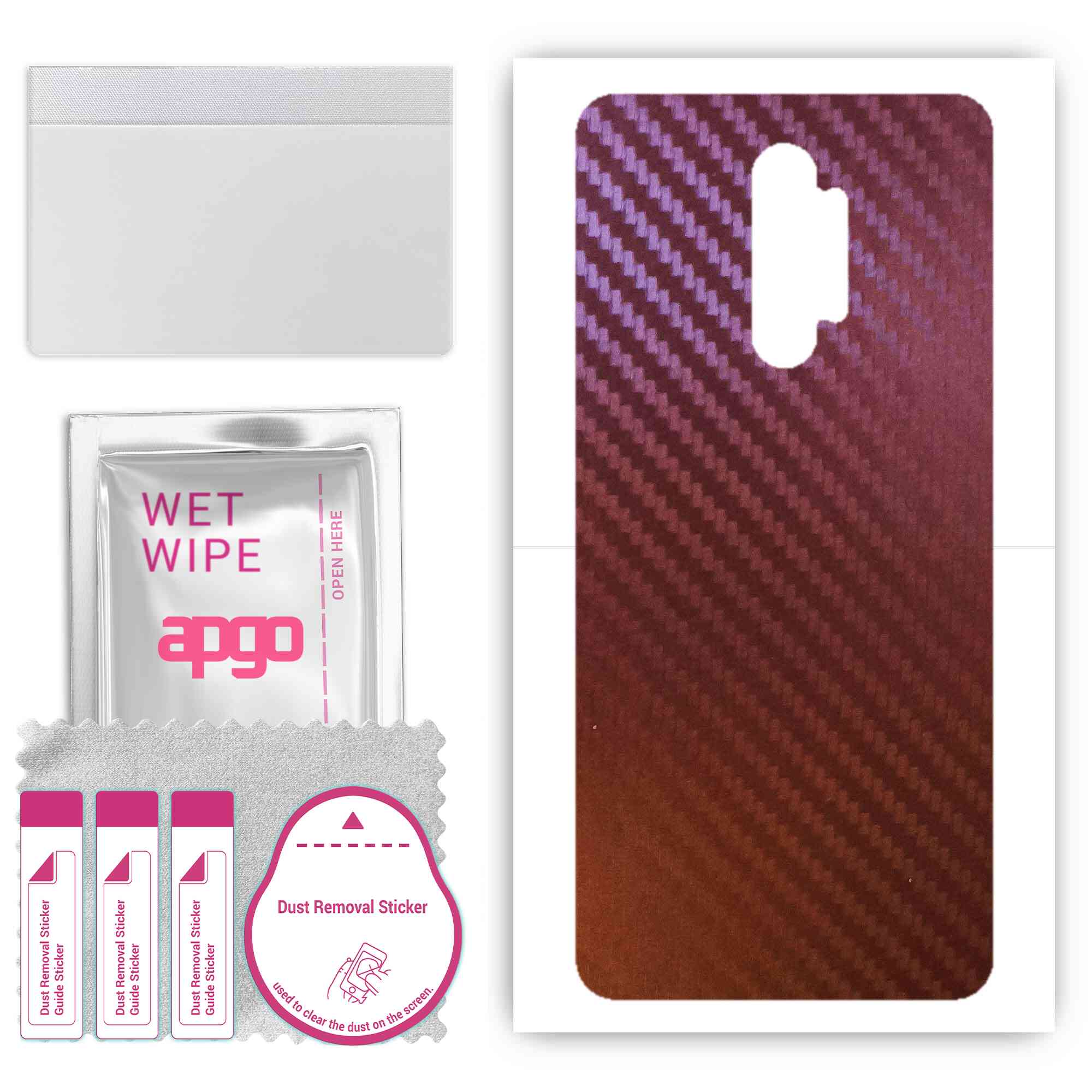 apgo skin sticker film foil vinyl for the BACK compatible with Realme X2 Pro, scratch-resistant, easy to install - Carbon Chameleon CAKA5
apgo skin sticker film foil vinyl for the BACK compatible with Realme X2 Pro, scratch-resistant, easy to install - Carbon Chameleon CAKA5