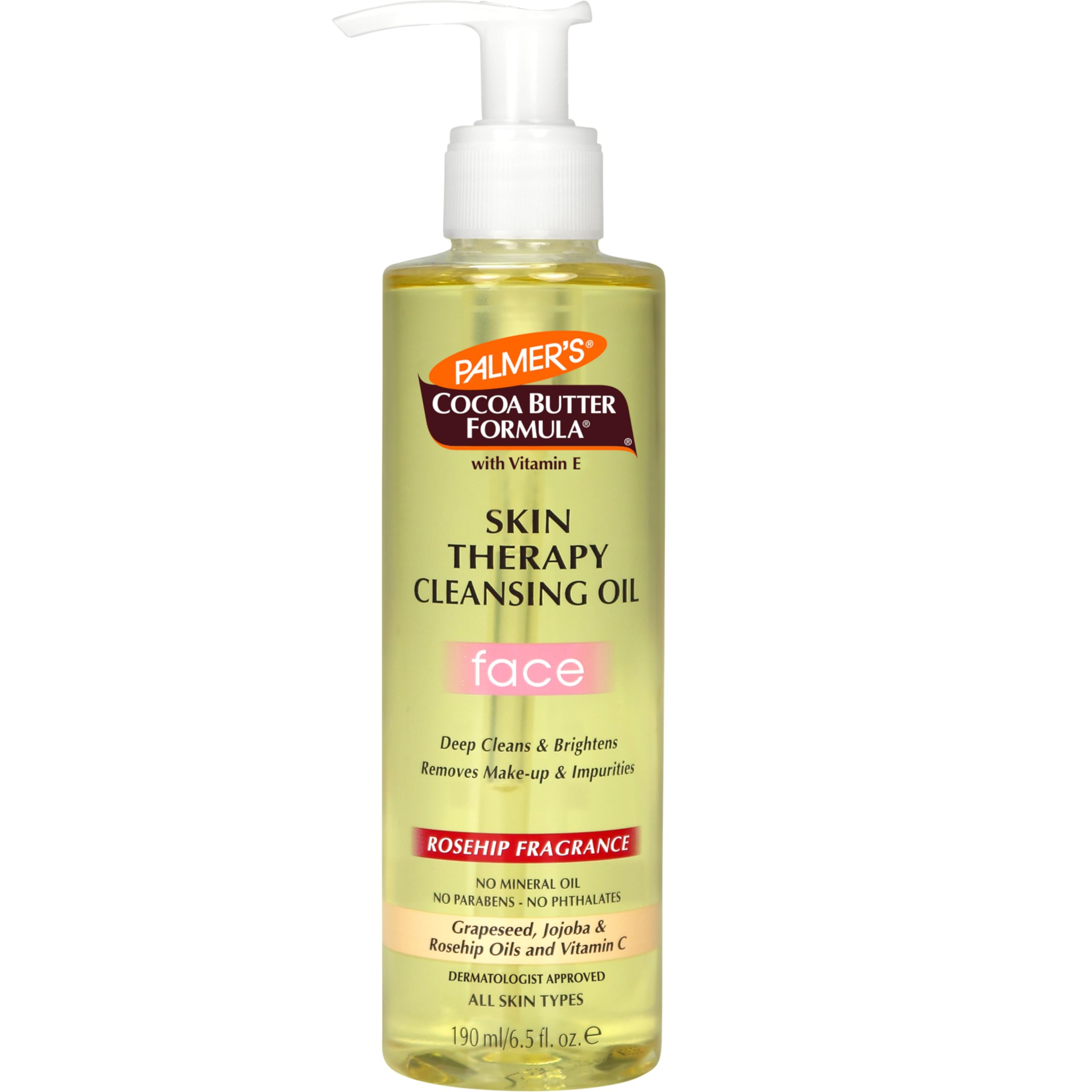 Palmers Cocoa Butter Skin Therapy Очищающее масло шиповника, для лица, аромат, 6,5 унций
Palmers Cocoa Butter Skin Therapy Очищающее масло шиповника, для лица, аромат, 6,5 унций