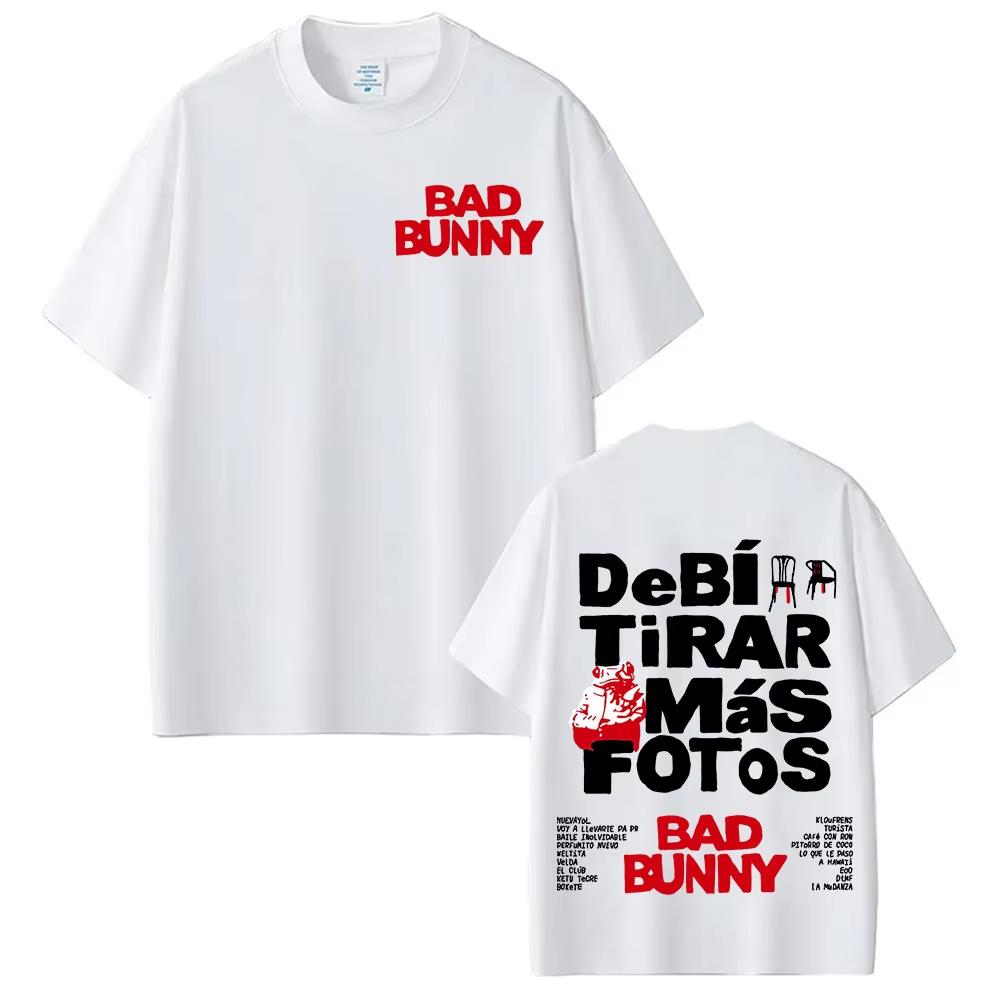Bad Bunny Tour Debi Tirar Mas Fotos DTMF Merch T-Shirts Men Fashion Pop Music Fans Gift Short Sleeve T-shirt S
Bad Bunny Tour Debi Tirar Mas Fotos DTMF Merch T-Shirts Men Fashion Pop Music Fans Gift Short Sleeve T-shirt S