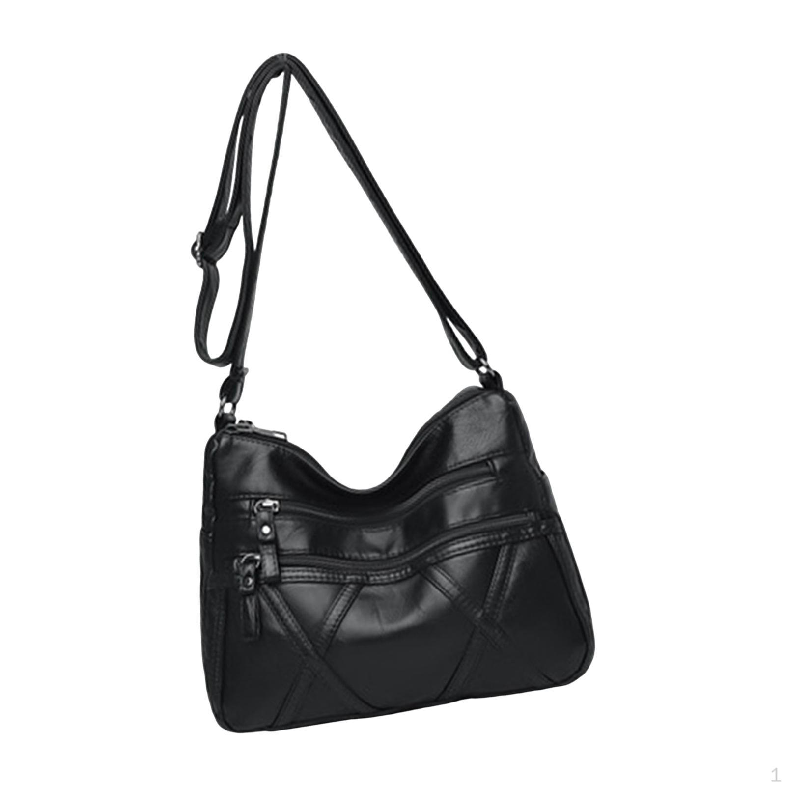 PU Leather Shoulder Bag Women Big Capacity Wallet Waterproof Satchels Adjustable Strap Satchel чорний
PU Leather Shoulder Bag Women Big Capacity Wallet Waterproof Satchels Adjustable Strap Satchel чорний