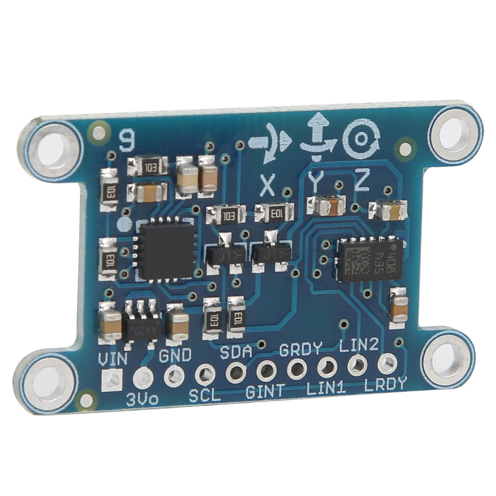 9DOF Sensor Module with Pins 3Axis Gyroscope Acceleration Magnetic Field Board 35V
9DOF Sensor Module with Pins 3Axis Gyroscope Acceleration Magnetic Field Board 35V