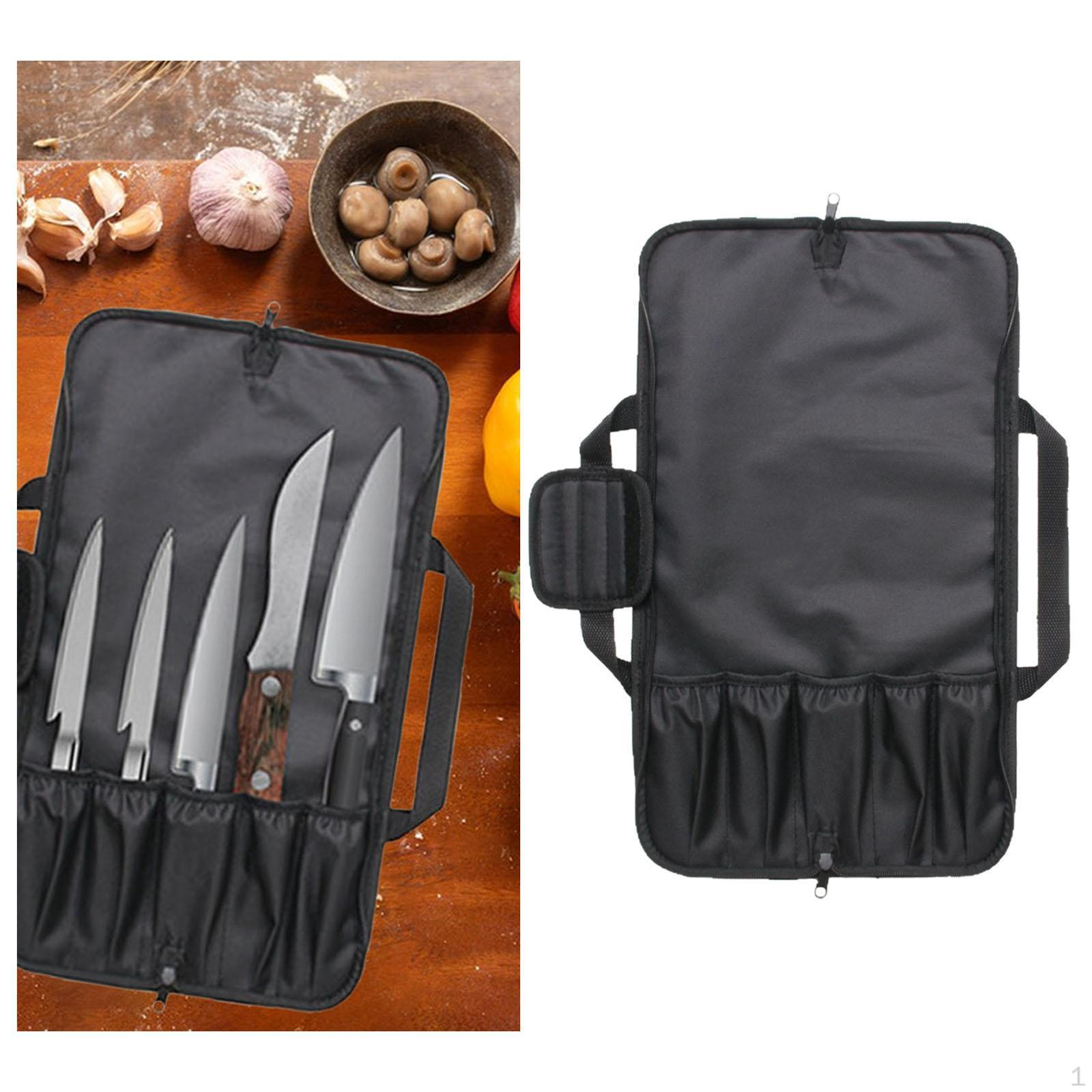 Chef Knife Bag Carry Case Zipper Storage Portable 5 Slots Multifunctional Pouch Holder for Picnic
Chef Knife Bag Carry Case Zipper Storage Portable 5 Slots Multifunctional Pouch Holder for Picnic