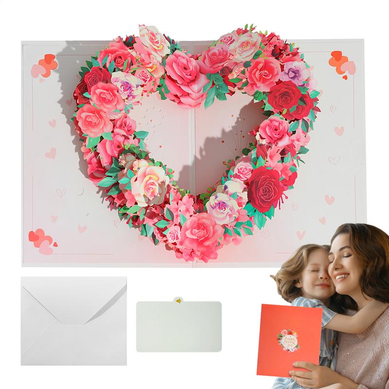 Mother Flower Greeting Card Mom 3D Floral Wreath Paper Card Exquisite Innovative Festival Accessories For Showing Your CHINA
Mother Flower Greeting Card Mom 3D Floral Wreath Paper Card Exquisite Innovative Festival Accessories For Showing Your CHINA