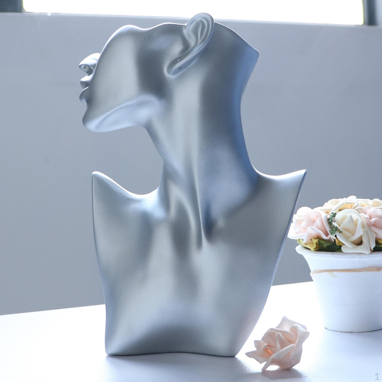 Черная смола/бархат женская голова, бюст, стенд, модельный магазин, ювелирный магазин, дисплей ожерелья StyleA-L Silver
Черная смола/бархат женская голова, бюст, стенд, модельный магазин, ювелирный магазин, дисплей ожерелья StyleA-L Silver