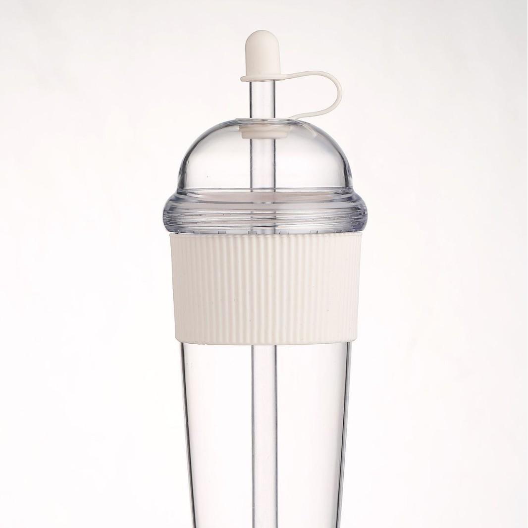 Stylish Portable Straw Cup for Female Students - Creative Plastic Beverage Holder for Coffee or Milk Tea 430ml белый
Stylish Portable Straw Cup for Female Students - Creative Plastic Beverage Holder for Coffee or Milk Tea 430ml белый