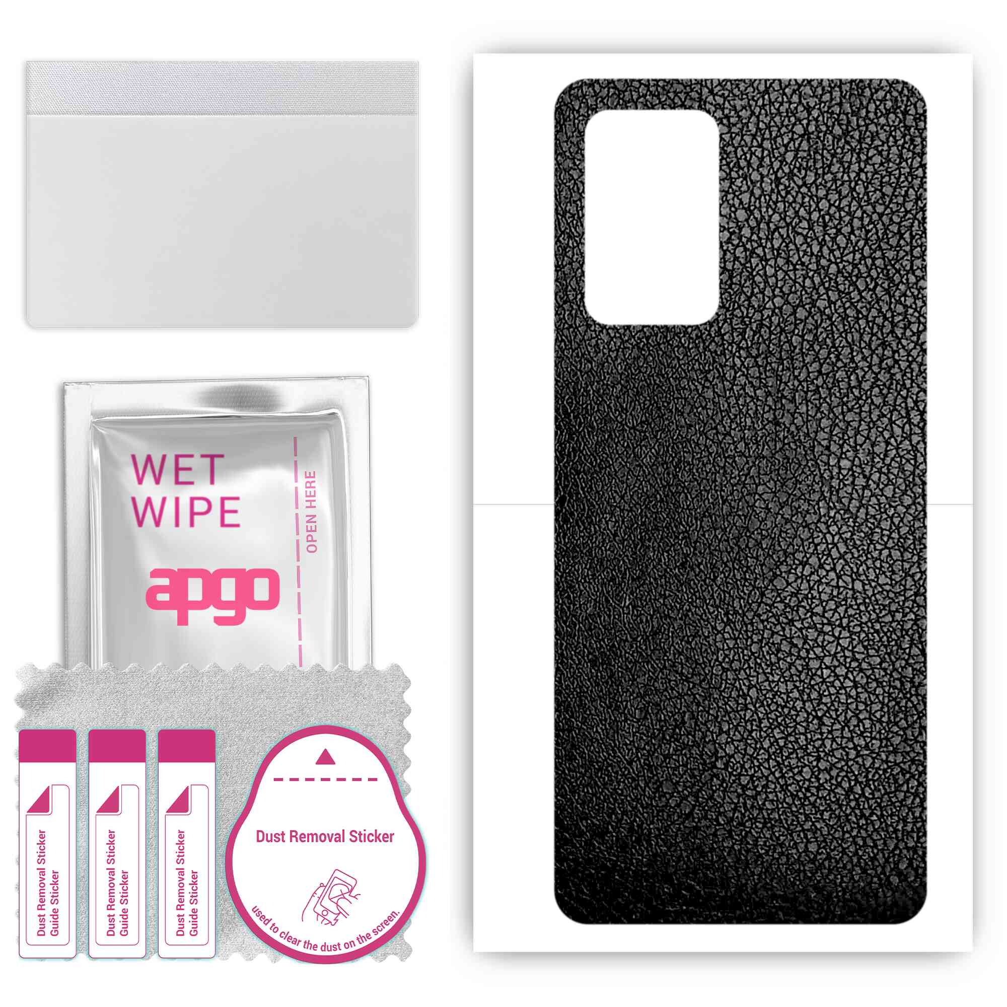 apgo Protective Skin Sticker for the back compatible with Oppo Find X5 Lite, Wrap Film, Foil, Vinyl - Pattern Black Leather
apgo Protective Skin Sticker for the back compatible with Oppo Find X5 Lite, Wrap Film, Foil, Vinyl - Pattern Black Leather
