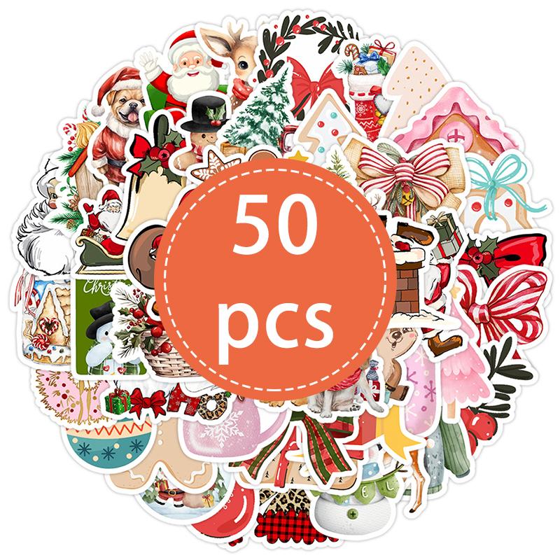 50PCS Vintage Christmas Stickers Santa Claus Snowman Sticker Pack Xmas Gifts Xmas Party Supplies Waterproof Holiday Decals
50PCS Vintage Christmas Stickers Santa Claus Snowman Sticker Pack Xmas Gifts Xmas Party Supplies Waterproof Holiday Decals