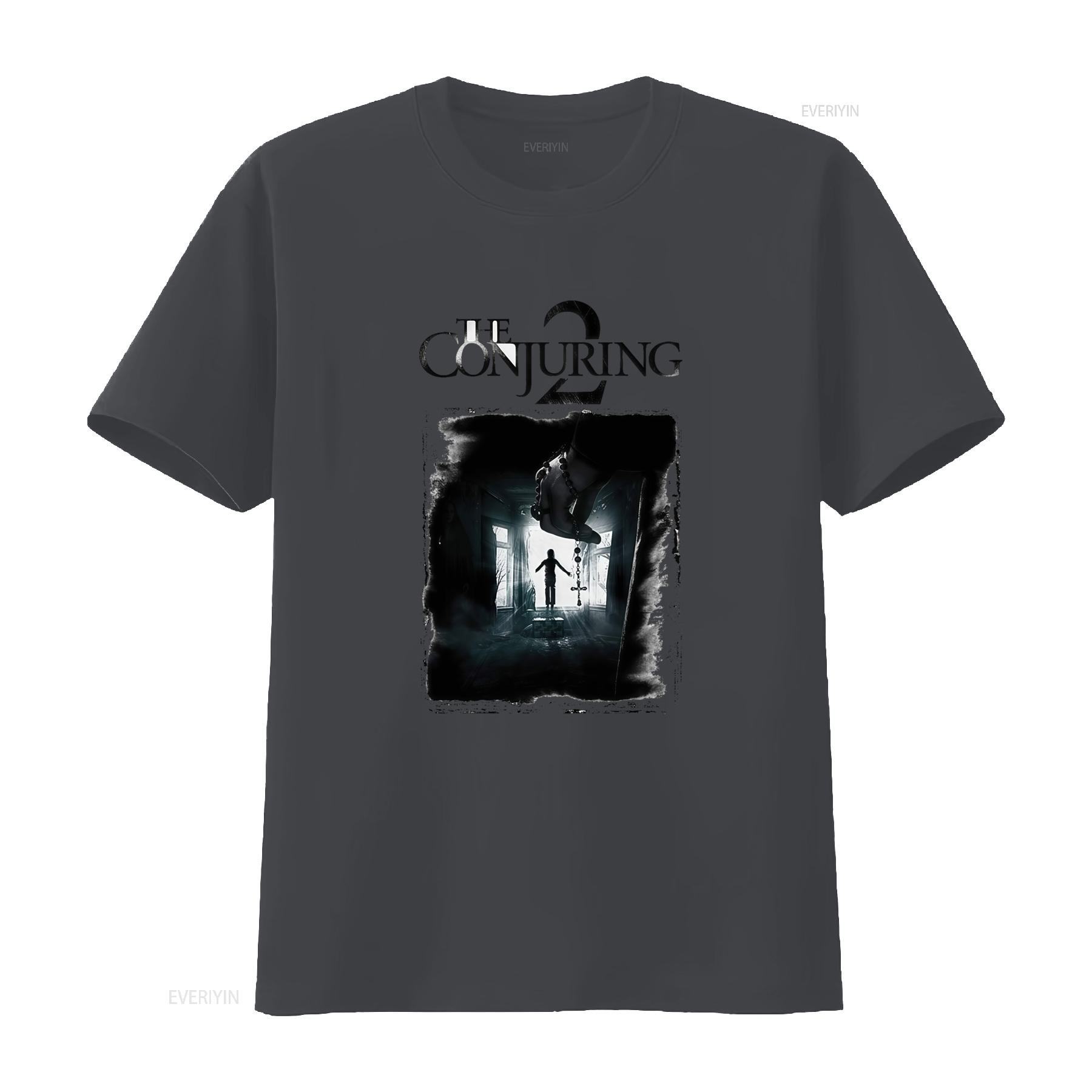 The Conjuring 2 Horror Movie Poster Print Adult T Shirt Gothic Style Spooky Design vintage Washed Stylish graphic Breathable 4XL
The Conjuring 2 Horror Movie Poster Print Adult T Shirt Gothic Style Spooky Design vintage Washed Stylish graphic Breathable 4XL
