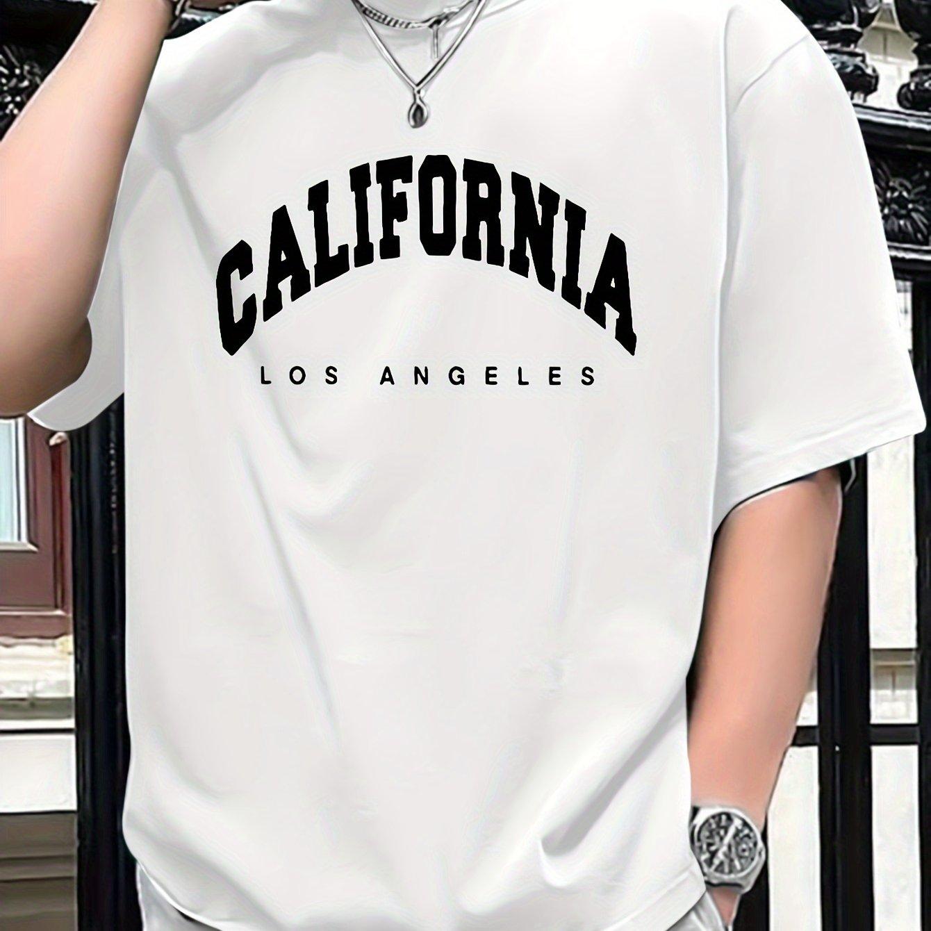 Summer mens 100 pure cotton casual loose fit plus CALIFORNIA printed sports comfortable round neck short sleeved Tshirt top S
Summer mens 100 pure cotton casual loose fit plus CALIFORNIA printed sports comfortable round neck short sleeved Tshirt top S