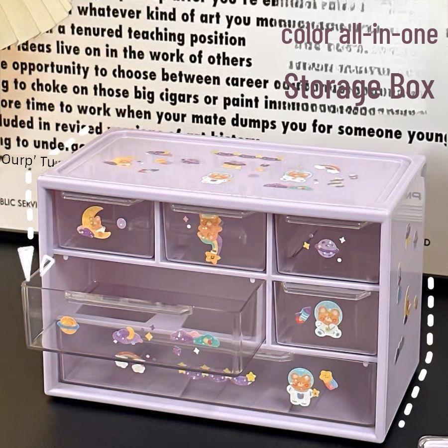 Desktop Drawer-Style Storage Box - Cute Nine-Grid Organizer for Desk, Jewelry, and Small Items
Desktop Drawer-Style Storage Box - Cute Nine-Grid Organizer for Desk, Jewelry, and Small Items