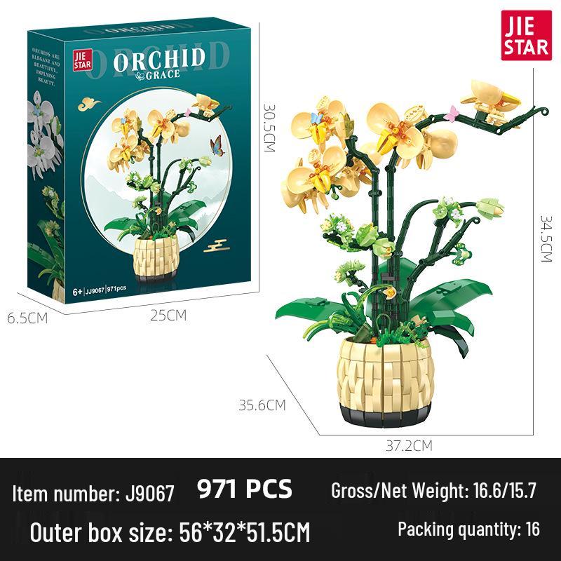 Фаленопсис Букет Конструктор DIY Набор - Совместим с LEGO
Фаленопсис Букет Конструктор DIY Набор - Совместим с LEGO