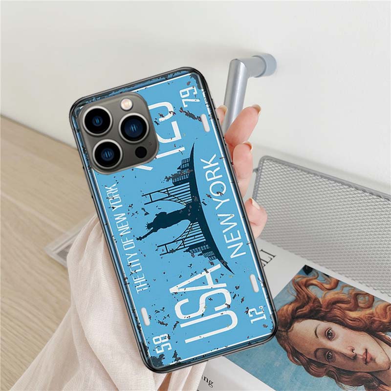 License New York Plate Number Phone Case For Iphone 17 Air 16 15 Pro Max 14 Plus 16E Coque 13 Pro 12 Mini 11 Clear Cover Silicon iPhone 16 Pro
License New York Plate Number Phone Case For Iphone 17 Air 16 15 Pro Max 14 Plus 16E Coque 13 Pro 12 Mini 11 Clear Cover Silicon iPhone 16 Pro