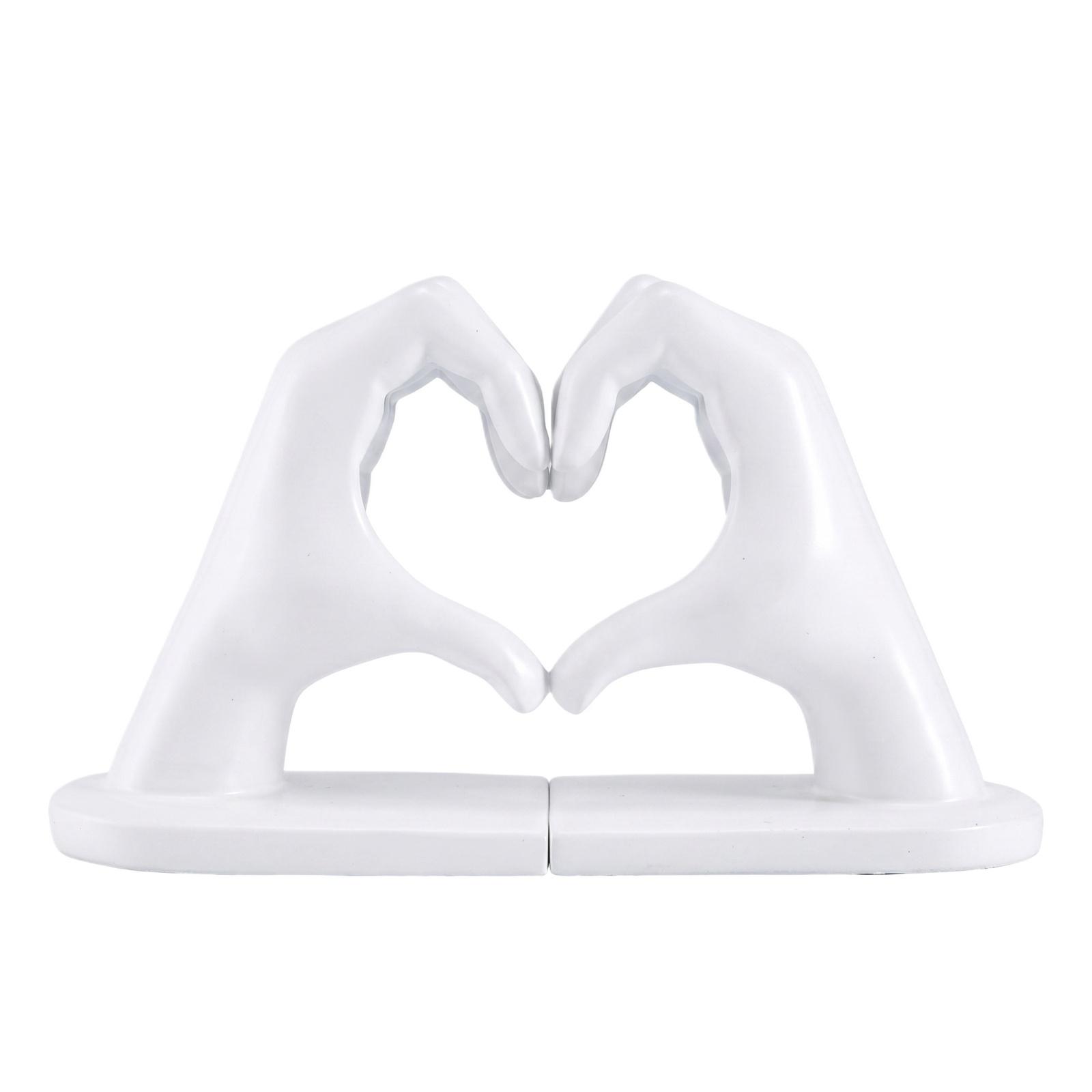 Hand Gesture Bookends Decorative Sculpture Pair Heart Shape Resin Material Home Office Desk Accessories Book Holder Set One Size
Hand Gesture Bookends Decorative Sculpture Pair Heart Shape Resin Material Home Office Desk Accessories Book Holder Set One Size