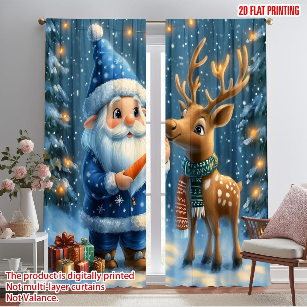 Set Of 2 Plane Printing Curtains Cute Gnome Deer Carrot Winter Durable Polyester Without Rod Gifts Ldeal Contemporary Made W100*H70(CM)-Rod Pocket&1PCS
Set Of 2 Plane Printing Curtains Cute Gnome Deer Carrot Winter Durable Polyester Without Rod Gifts Ldeal Contemporary Made W100*H70(CM)-Rod Pocket&1PCS