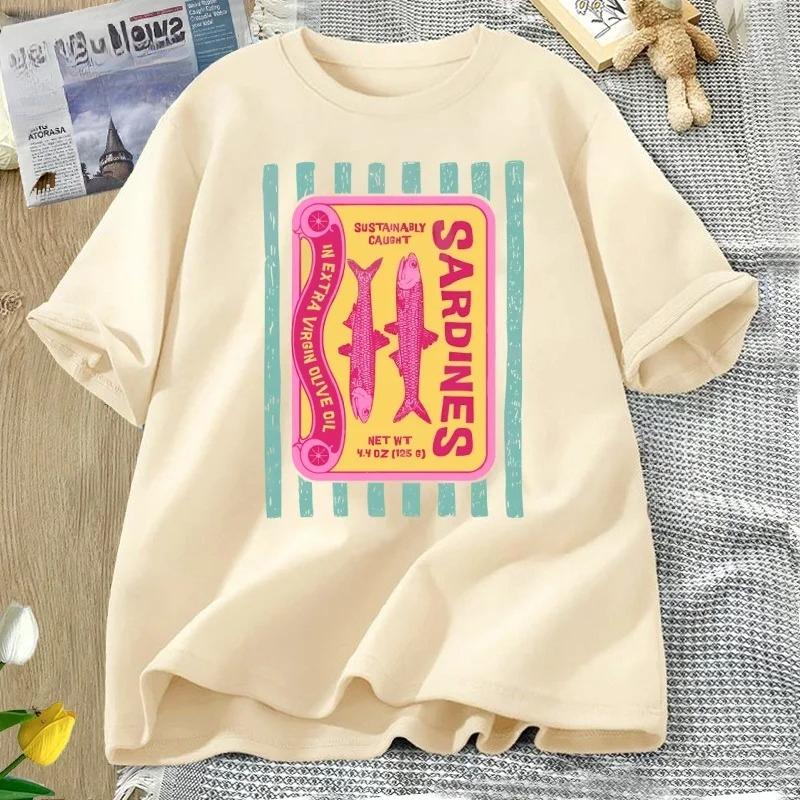 Sardines Graphic TShirt Retro Foodie Tee Tinned Fish Print T Shirt Coastal Summer Tee FisherUnisex Aesthetic Tee Women Clothing 4XL
Sardines Graphic TShirt Retro Foodie Tee Tinned Fish Print T Shirt Coastal Summer Tee FisherUnisex Aesthetic Tee Women Clothing 4XL