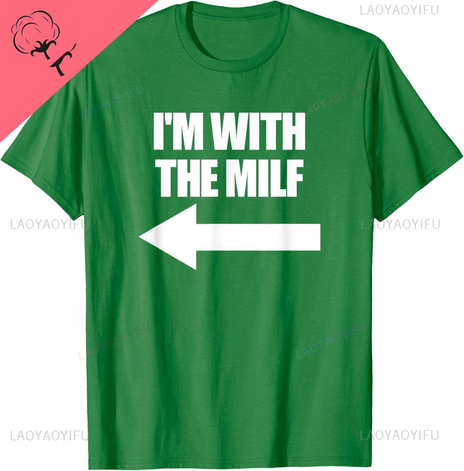 Im with The MILF Red Heart Pointing Arrow Love Hot MILF TShirt Mens Clothing Short Sleeve Tee Funny Cotton tee 4XL
Im with The MILF Red Heart Pointing Arrow Love Hot MILF TShirt Mens Clothing Short Sleeve Tee Funny Cotton tee 4XL