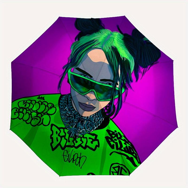 1pc Billie Eilish Automatic Umbrella - 8-Rib Foldable Design, Outdoor Adventures, Durable Canopy Material yy250827129
1pc Billie Eilish Automatic Umbrella - 8-Rib Foldable Design, Outdoor Adventures, Durable Canopy Material yy250827129