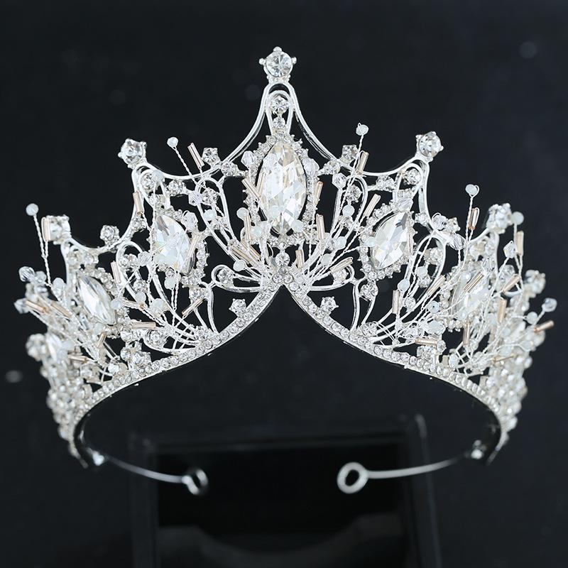 Gold Baroque Crowns and Tiaras Crystal Pearl Bride Wedding Queen Crowns for Women Decorative Princess Tiaras Hair Accessories срібний
Gold Baroque Crowns and Tiaras Crystal Pearl Bride Wedding Queen Crowns for Women Decorative Princess Tiaras Hair Accessories срібний