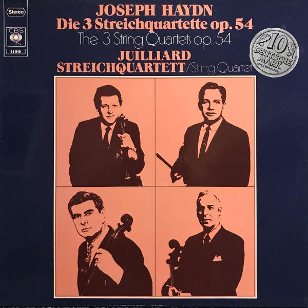 LP Record JUILLIARD STRING QUARTET Haydn 3 String Quartets Op. 54 61549 CBS 1974 Germany Classical Used
LP Record JUILLIARD STRING QUARTET Haydn 3 String Quartets Op. 54 61549 CBS 1974 Germany Classical Used